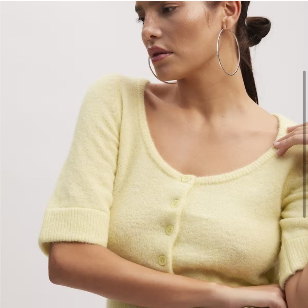 GESTUZ AlphaGZ Cardigan in Hay Melange